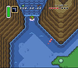 zelda3-1 There's always something magical hidden behind a waterfall...