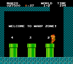 smb-44 The fabled warp zone itself.